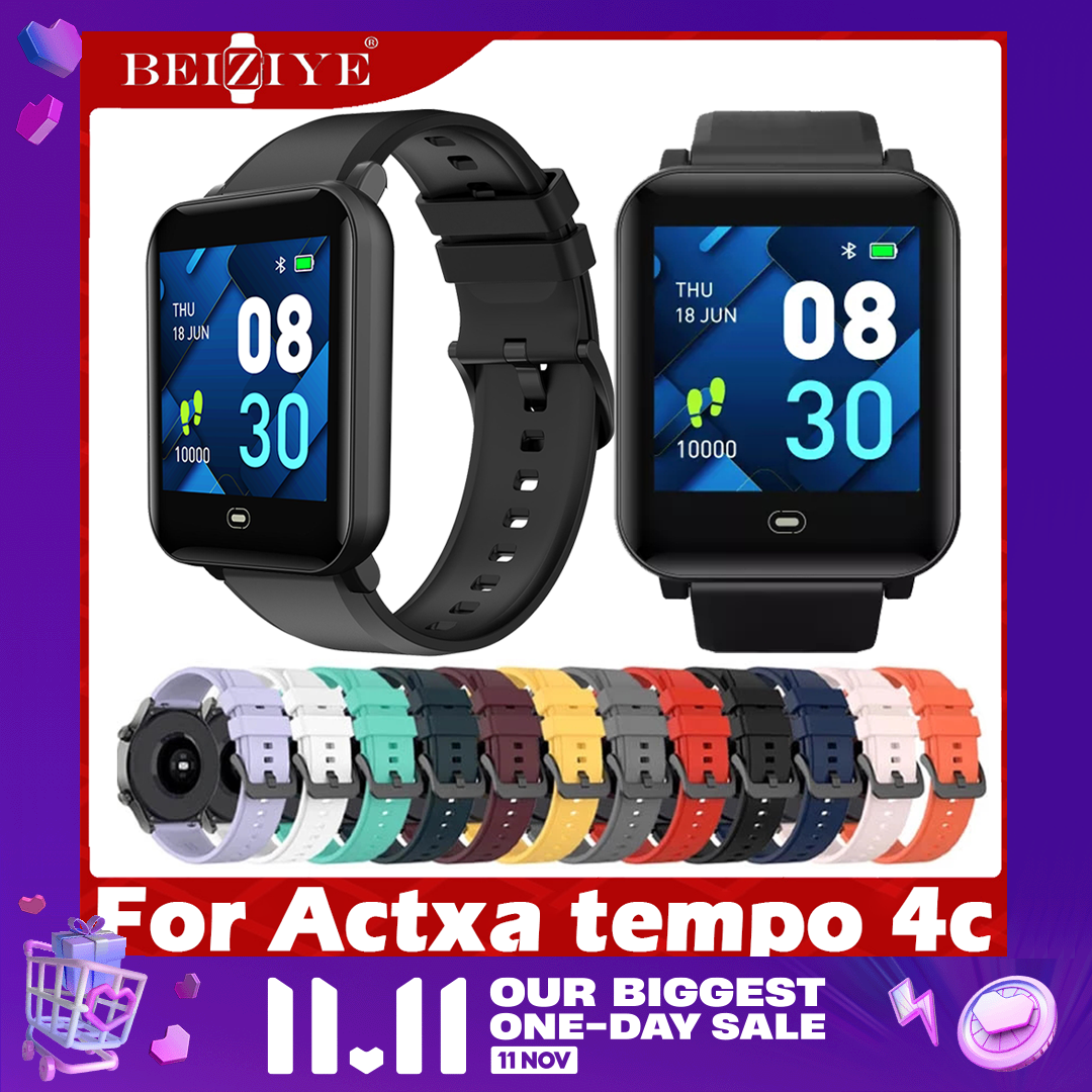 For Actxa tempo 4c Strap Soft Silicone Band Smart Watch For Actxa tempo 4c watch band Sport Watchband strap Replacement watchband Accessories