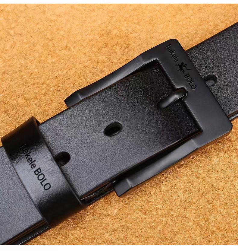 Belts for Men, COWATHER 100% Genuine Leather Men Causal Belt with Prong Buckle, Dress Classic ,Work, Business, Jeans, Pants Belts