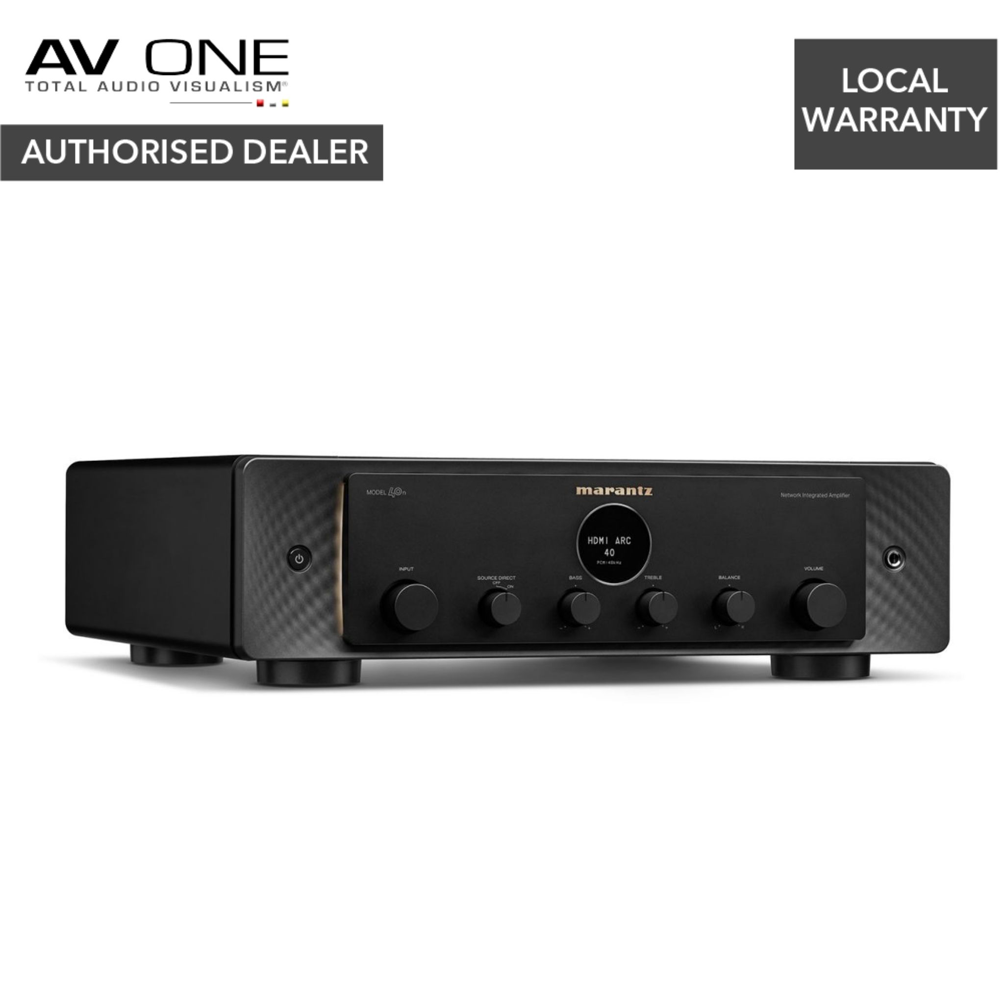Marantz MODEL 40n Integrated Stereo Amplifier w Streaming Built-In - AV One Authorized Dealer/Official Product/Warranty