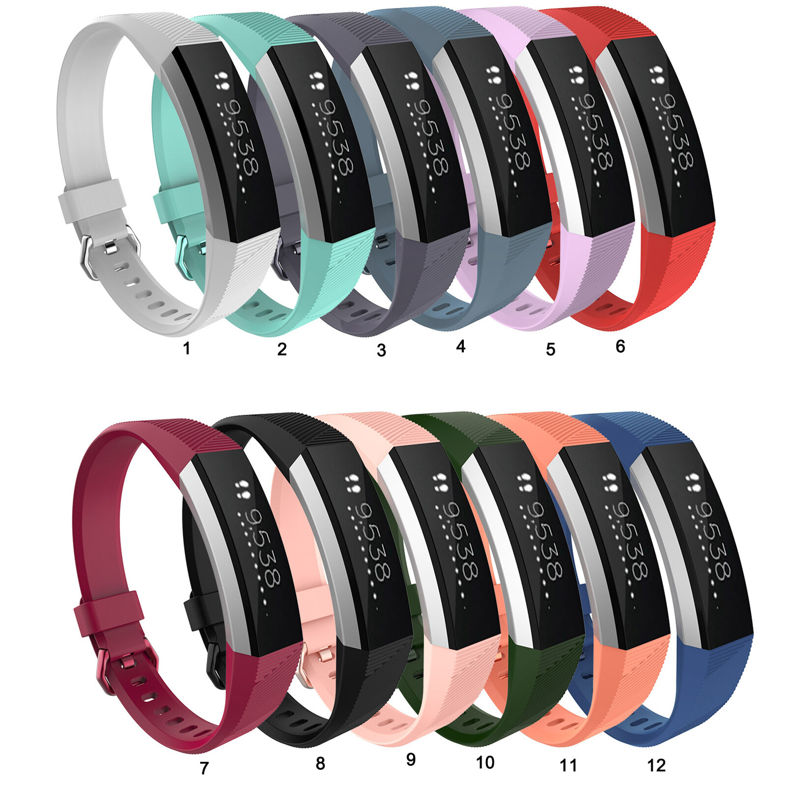 Adjustable Sport Strap Band for Fitbit Alta and Fitbit Alta HR Fitness Wristband