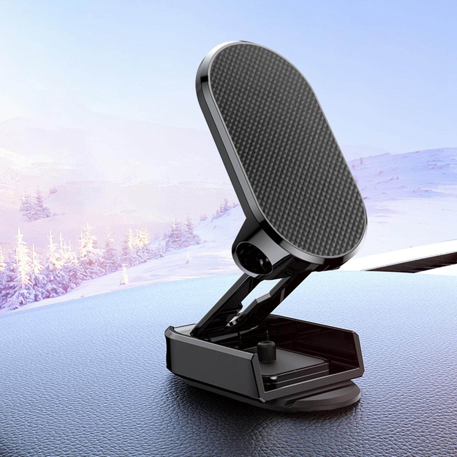 milageto Magnetic Car Phone Holder Alloy Home Adjustable Rotatable Portable Universal