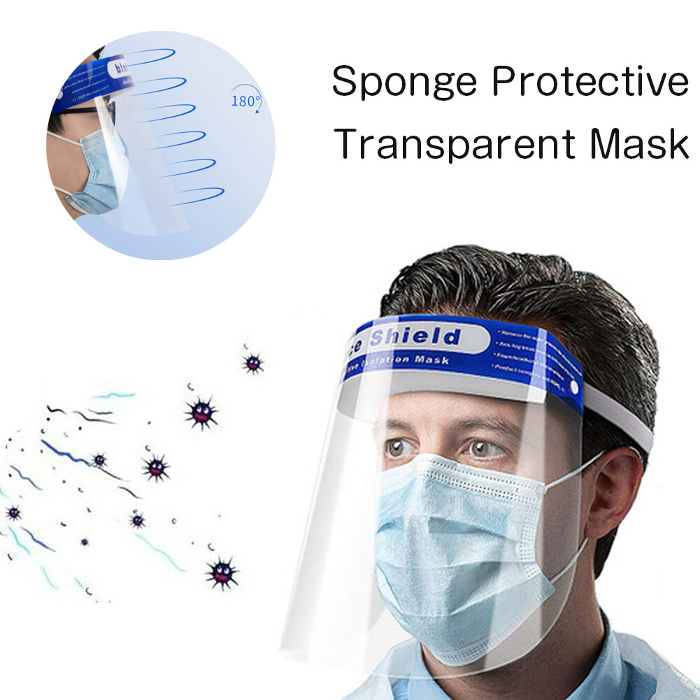 Full Face Covering Dust-proof Safety Shield Tool Protect Eye Clear Sponge Protective Mask
