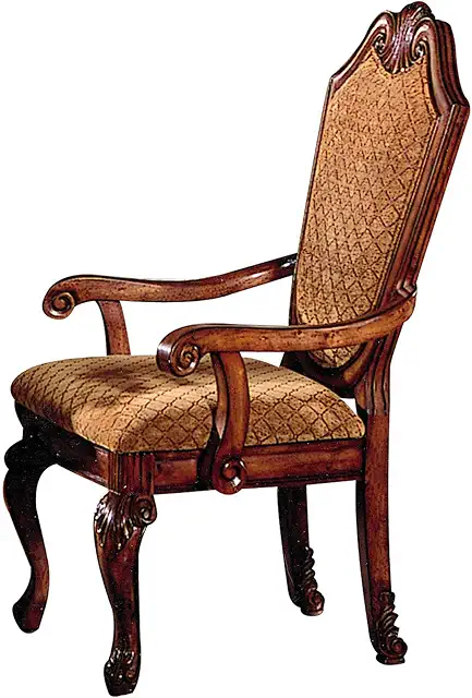 Set of 2 Chateau de Ville Arm Chair, Cherry Finish